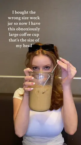 Don’t think I won’t finish the whole cup tho @weckjars 