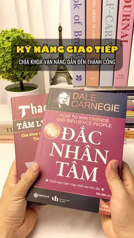 Kỹ năng giao tiếp - chìa khoá dẫn đến thành công.  Combo 2 cuốn sách Đắc Nhân Tâm , Thao Túng Tâm Lý Đám Đông #anhsangtrithuc1 #BookTok #sachhay #books #sach #dacnhantam #thaotungtamlydamdong #kynanggiaotiep 