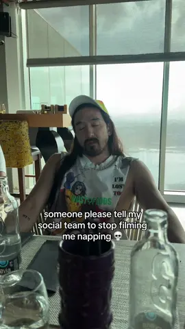 Probably need a nap, but going to do another show first 😂 #liveshow #steveaoki #jet2holiday 