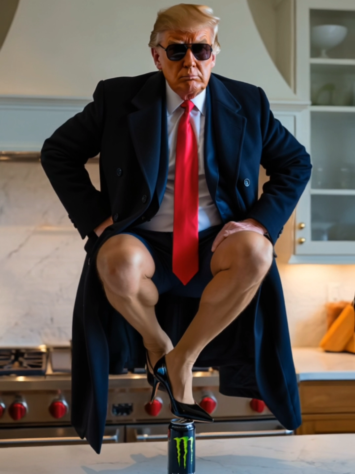 Donald Trump - Nicki Minaj Challenge😂 #FunnyAI #trump #hatimsshorts 