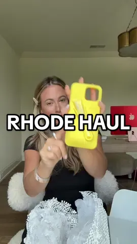 new rhode haul 💛  #rhode #haileybieber #makeup #grwm 