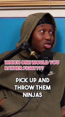 Which One Would You Rather Fight??? LMK ⬇️ #podcast #fyp #wouldyourather #fight #noregularspodcast 