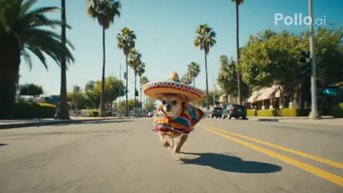 Somewhere in America.  Run Fido run. #fyp #dogs #veo3 #hilarious #funnyvids #mexican #lmao #border  Created with @Pollo AI #polloai #polloaicpp 