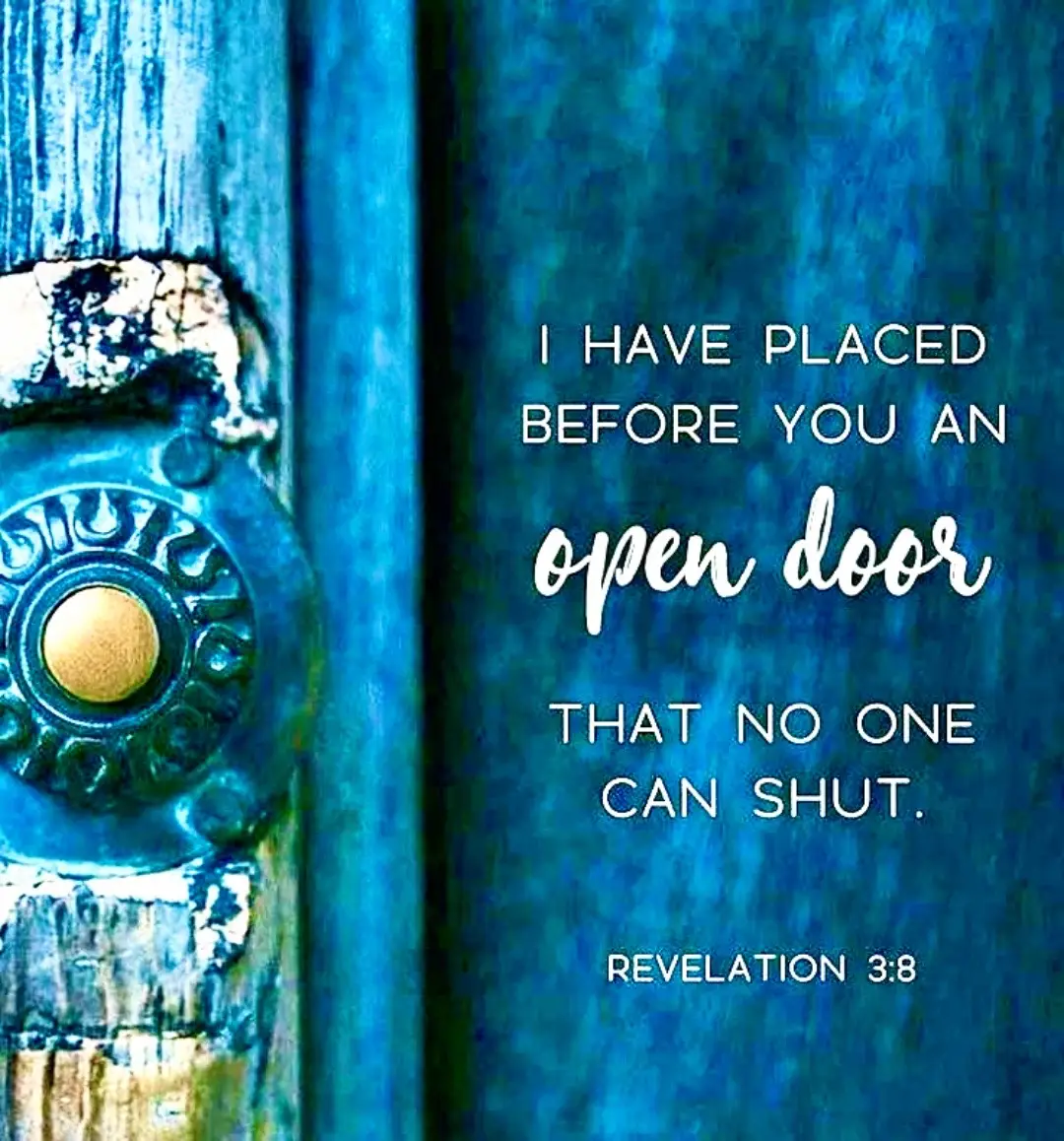 God has the final authority over our future. When He opens a door — whether it’s a new opportunity, a breakthrough, a relationship, or a calling, no one can block it - not people, not circumstances, not our past. We don’t need to force what God has already unlocked.