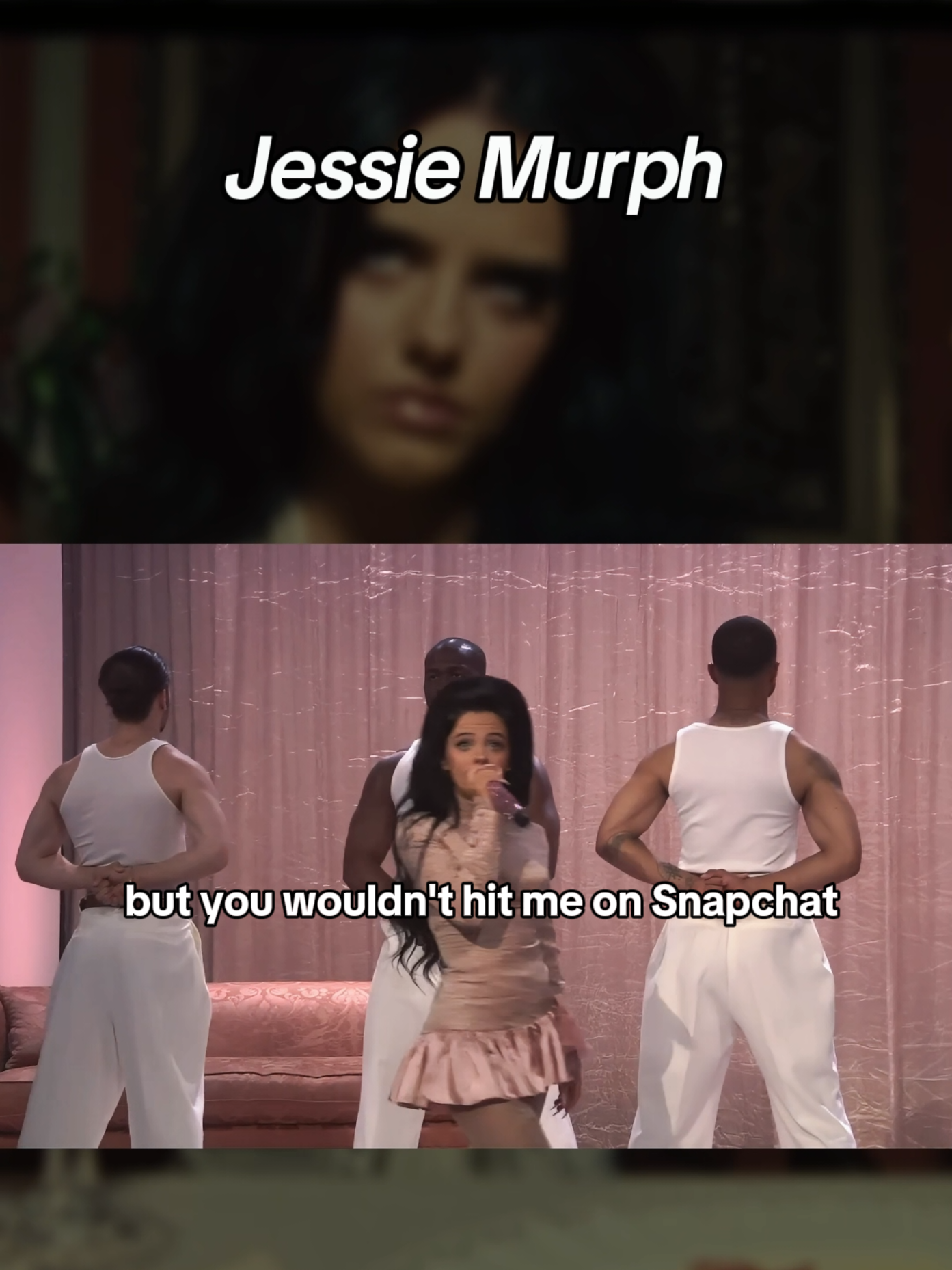 Replying to @boymom032Who's even using Snapchat these days 👀 #jessiemurph #1965 #part2 #tonightshow #liveperformance #micdrop 