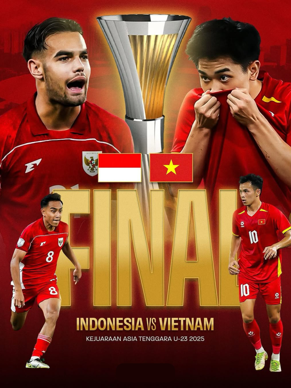 Tebak skor dari sekarang🗿 FINAL AFF U23🔥 Indonesia VS Vietnam 📅 : Selasa 29 Juli 2025 ⏰ : KO, 20.00 WIB Sc mim: @asupanbolamu #indonesia #vs #vietnam #final  #finalaffu23 #timnasindonesia  #affu23championship #kingindo  #memetimnas #footballedit #fy  #viralvideo #viraltiktok #viral  #fyp #foryou #fypage #fypシ゚ 