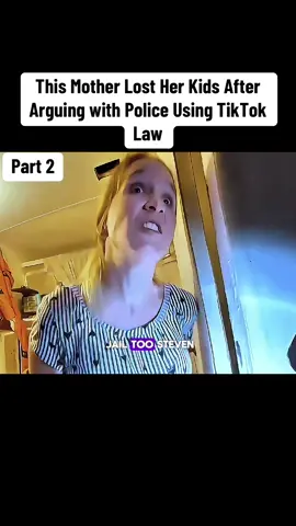 This Mother Lost Her Kids After Arguing with Police Using TikTok Law #cops #copsoftiktok #law #bodycam #viral #trending 