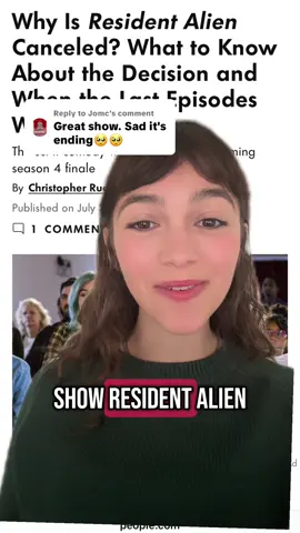 Replying to @Jomc #greenscreen What’s your favorite line or scene from Resident Alien? #residentalien #bts #actor #actorslife 👽🧑‍🎤