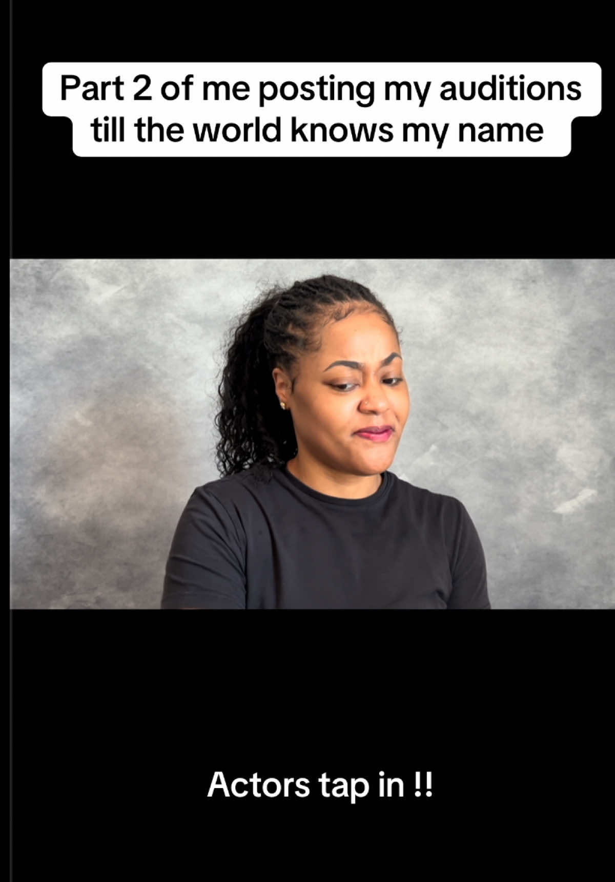 Whew Part 2 ! I did not book this one but it’s ok that’s how this goes ! We get lots of practice 😅 Year 14 of my journey please support like and repost 🫶🏽 I can’t wait to live my dream daily one day ! Never giving up !! #foryou #actress #acting #actor #50cent #tvseries #tylerperry #oprah #auditions #selftape 