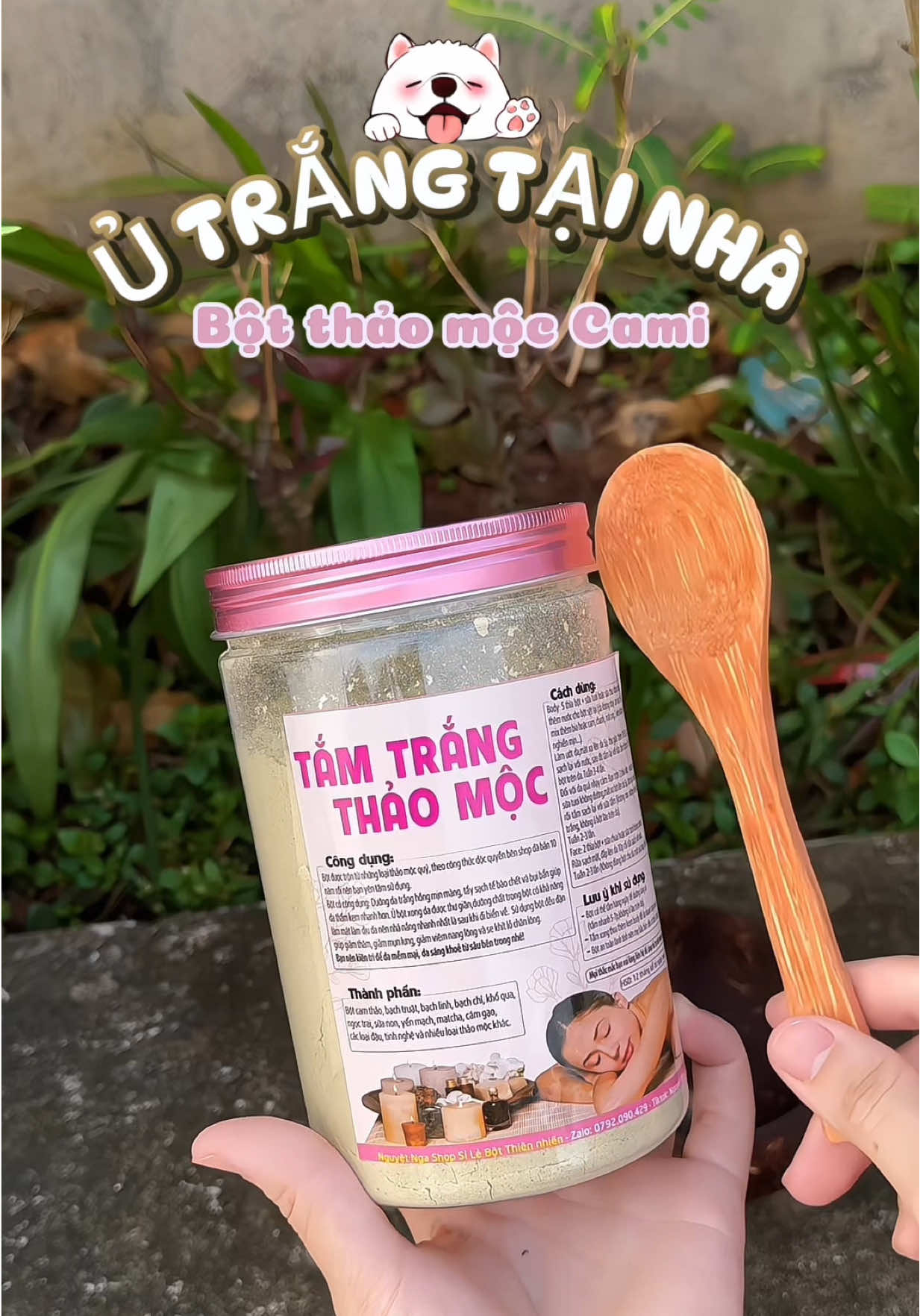Ủ xong nghiền lắm á #lamdep #utrang #tamtrangthaomoc  #bottamtrangthaomoc  #trangdabody  #xuhuong  #bodywash 