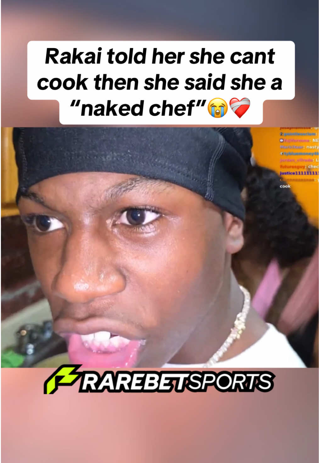 Girl told Rakai she a naked chef 😭 #rakai ##fypシ゚viral #viral #trending #foryoupage #fyppppopoooopp@2xRakai 