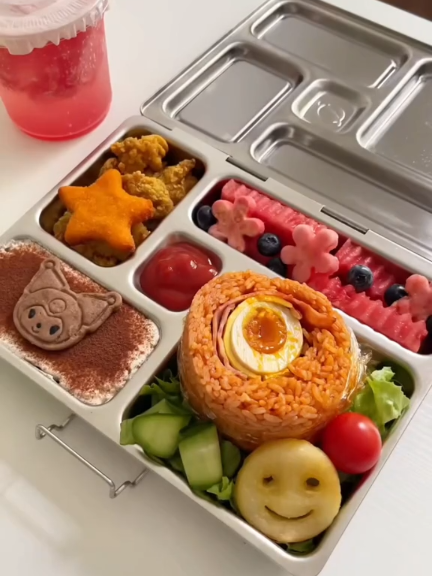 Make bento for my bestie #asmr#cooking #bento #satisfying #asmrfood 