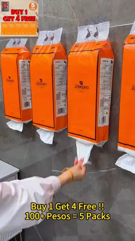 5pcs. tissue for only P100+ lng with free hook #tissue #orangetissue #luluhometissue 