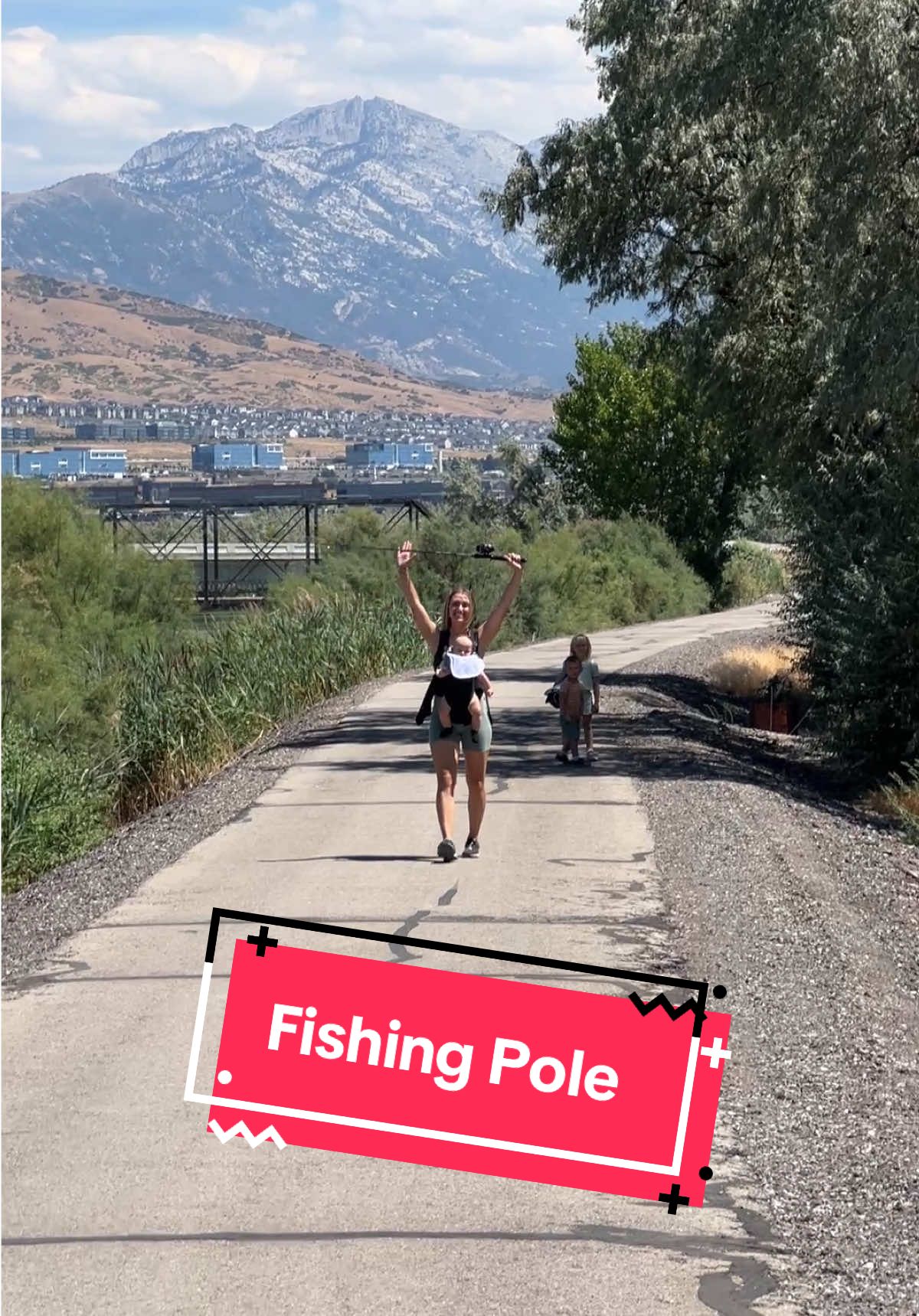 We caught some catfish on this fishing trip with our little fam. 