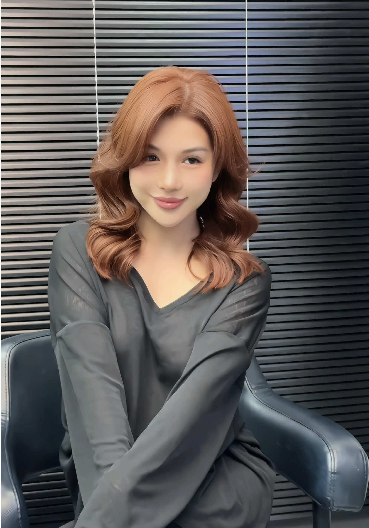 Gợi ý màu tóc hot 2025 nâu cam 🍊 siêu tôn da #nâucam #khôihair #trendinghair2025