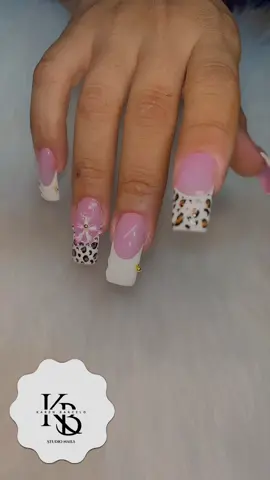 #uñas#animalprint 🐆🌸