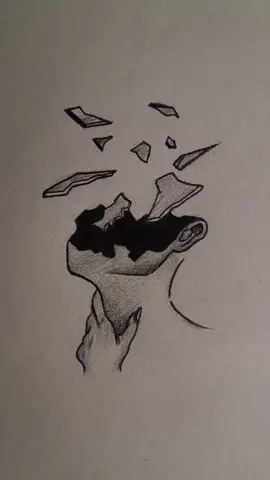 The pieces of me don’t fit together like before🖤✏️ . . . . #sadness #drawingtutorial #emotional #viral #sad #drawingchallenge #explorepage✨ 