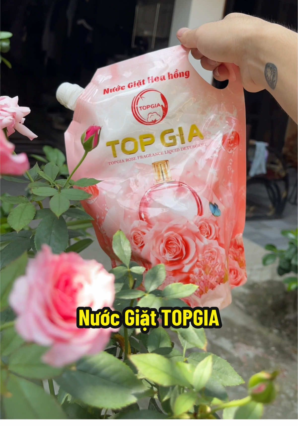 Combo 3 túi nước giặt TOPGIA hương Hoa Hồng, giặt sạch sâu và lưu hương lên đến 72h #duckennyreview #nuocgiat #nuocgiattopgia #topgia #nuocgiatxatopgia 