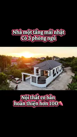 Nhà mái nhật một tầng 3 ngủ nay đã có thêm phần nội thất trong nhà nha cả nhà mình ơi❤️! #xuhuong #quangnghianoithat #noithat #thietkenhadep #xuhuongtiktok2025 #thietkenoithat #xhuong #nộithấtnhàđẹp #xaynhatrongoi #xh 