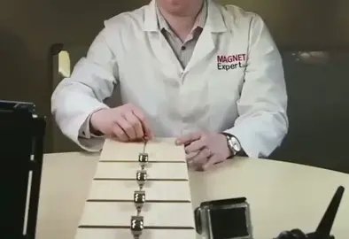 Magnets are cool! This video belongs to first4magnets - not me!!!