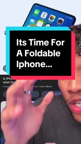 Why it’s finally time for the Foldable IPhone… #c#carterpcst#techtechtok #iphone #iphonefold 