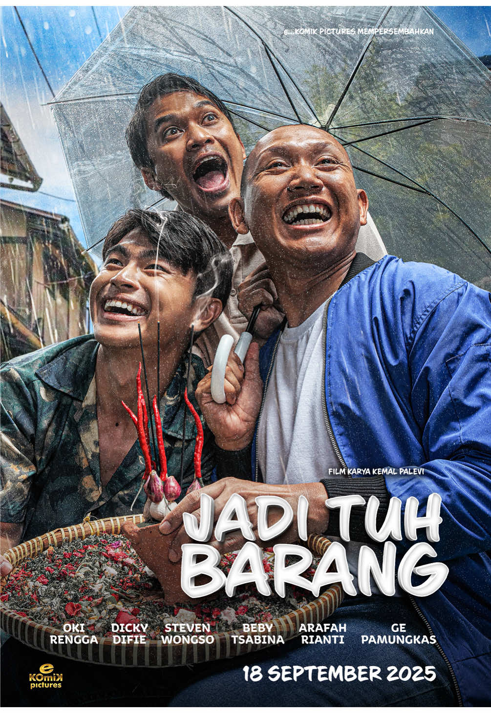 Siap-siap terhibur dan ikut petualangan bang @okirengga33, bang @dicky_difie, dan cak @steven_wongso dalam Film Jadi Tuh Barang🙌 Nantikan di Cinema XXI, 18 SEPTEMBER 2025 #LebihAsik #NontonASIKdiXXI #jadituhbarang #tiktoktainment 