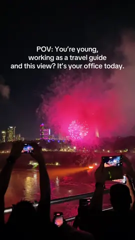 📍 Niagara Falls, NY Fireworks all summer long 