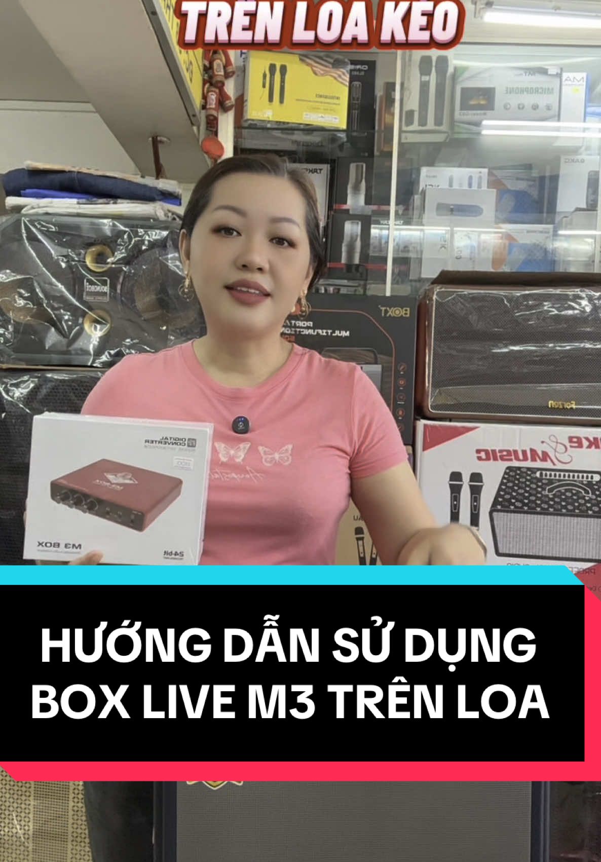 HƯỚNG DẪN SỬ DỤNG BOX LIVE M3 TRÊN LOA XÁCH TAY #Cantho #33tranvankheo #0908 #836 #444 