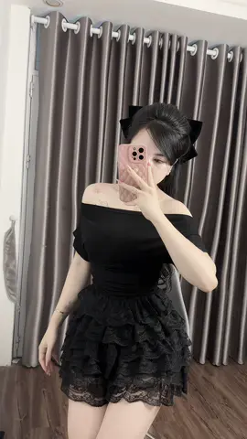 Chân váy ren tầng xinh xỉu ☺️☺️ #xh #fyp #xuhuongtiktok #xuhuong #chanvay 