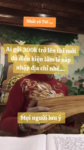 Có gia chủ gửi 250k ý. Vẫn không đủ điều kiện làm lễ sáp nhập địa chỉ ạ 🥰🥰🥰