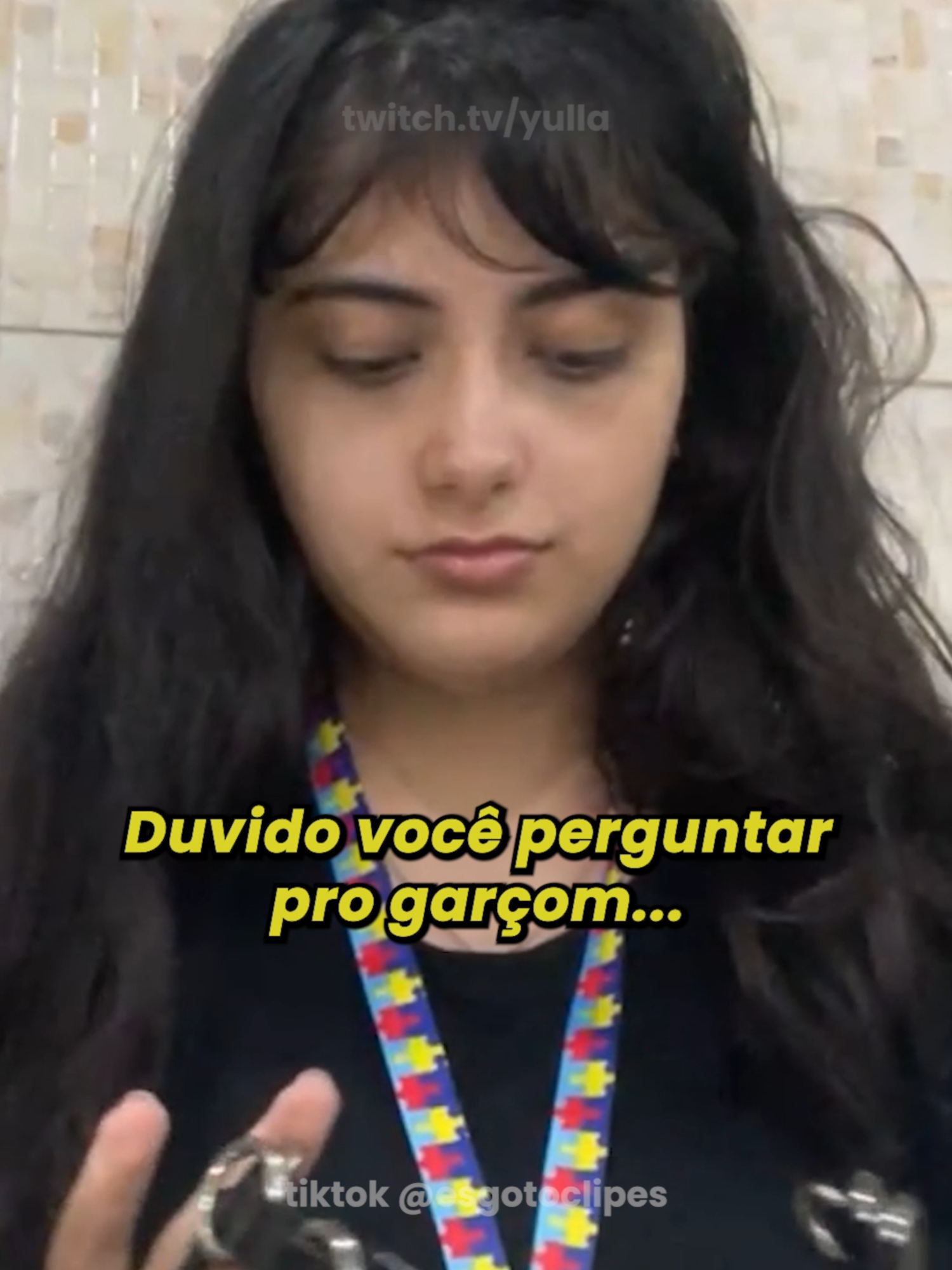 Yulla foi comer uma picanha com o chat 😄 #yulla #twitch #clips