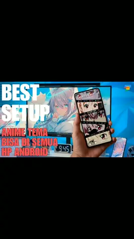 Tema Anime Setup🔥#totallauncher #tema#temakeren #tutorial #tema #pypシ