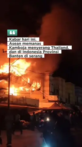 Perang sudah sampai Ibu Kota Banten di Serang #perang  #tiktokviral  #thailand  #kamboja 