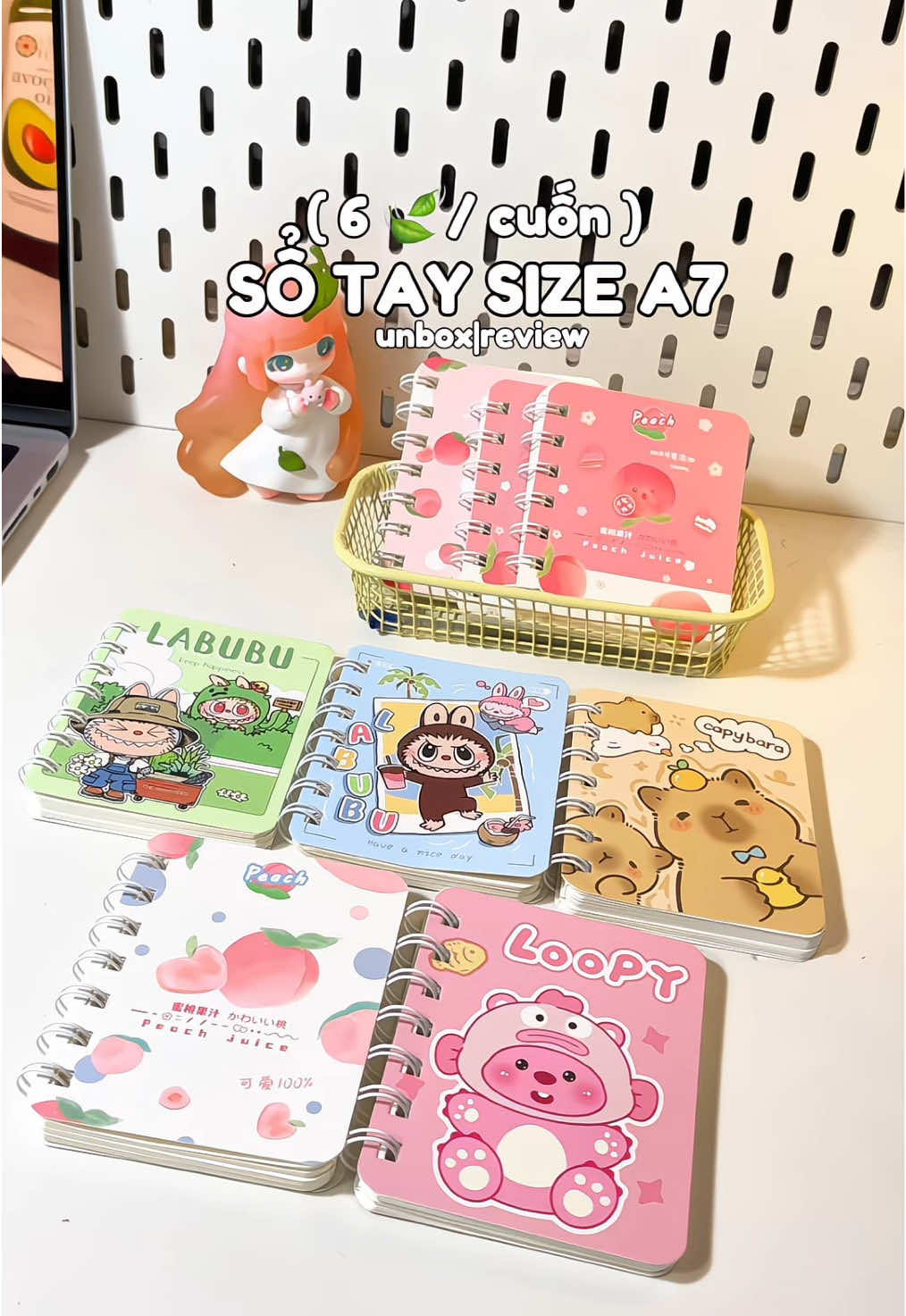 Sổ tay tuy nhỏ mà có nhiều công dụng lắm nhoaaa #soloxo #sotaymini #sotayghichep #soghichep #backtoschool #vanphongpham 