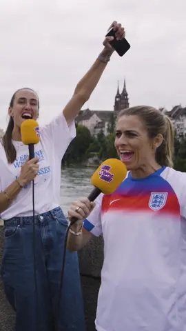 ITS THE EUROS FINAL!! Who’s winning?🏴󠁧󠁢󠁥󠁮󠁧󠁿🇪🇸 We asked the people of Basel for their predictions ahead of the game ⚽️❓ Let us know yours in the comments 🧡 #longstoryshort #podcast #Lionesses #womenseuros #football #england #spain #eurosfinal@Jill Scott 