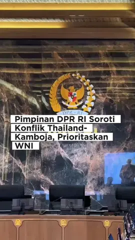 Pimpinan DPR RI menekankan pentingnya peran diplomasi untuk jaga keselamatan WNI di negara konflik. Komunikasi aktif dari Kemlu jadi kunci. - - - #aksinyatadasco #dondasco #sufmidasco #dpr #dprri #kamboja #thailand #indonesia #fyp #fypviralシ #viral #viralvideo 