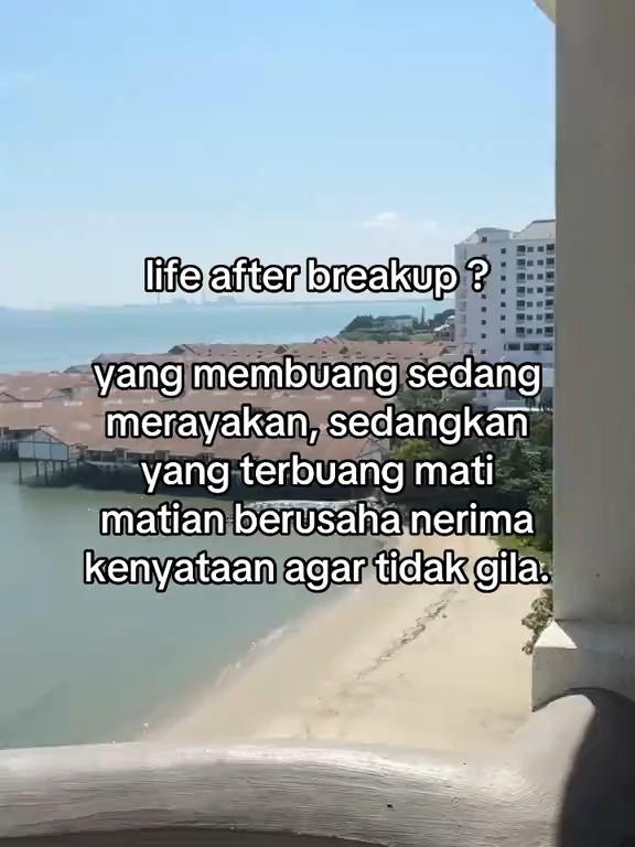 Life after breakup? Yang membuang sedang merayakan, sedangkan yang terbuang mati-matian berusaha menerima kenyataan agar tidak gila. 💔😔 #galaubrutal #sadboy #fyppppppppppppppppppppppp #fyp #viral