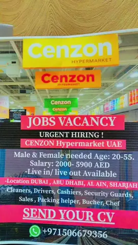 Drop your CV Fast: +971506679356  #ApplyFast #TikTokWorkLife #CareerModeOn #YourNextJob #direcrjobs #foryou #trendingtiktok #ViralJobPost #HiringAlert #LifeInUAE #WorkGoals #JobAlertNow #ViralJobPost 