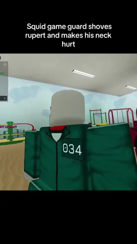 we synchronized so well and blessed the server with Rupert’s cry for help #rupertgamingboy #neckhurt #roblox #fyp #squidgame 