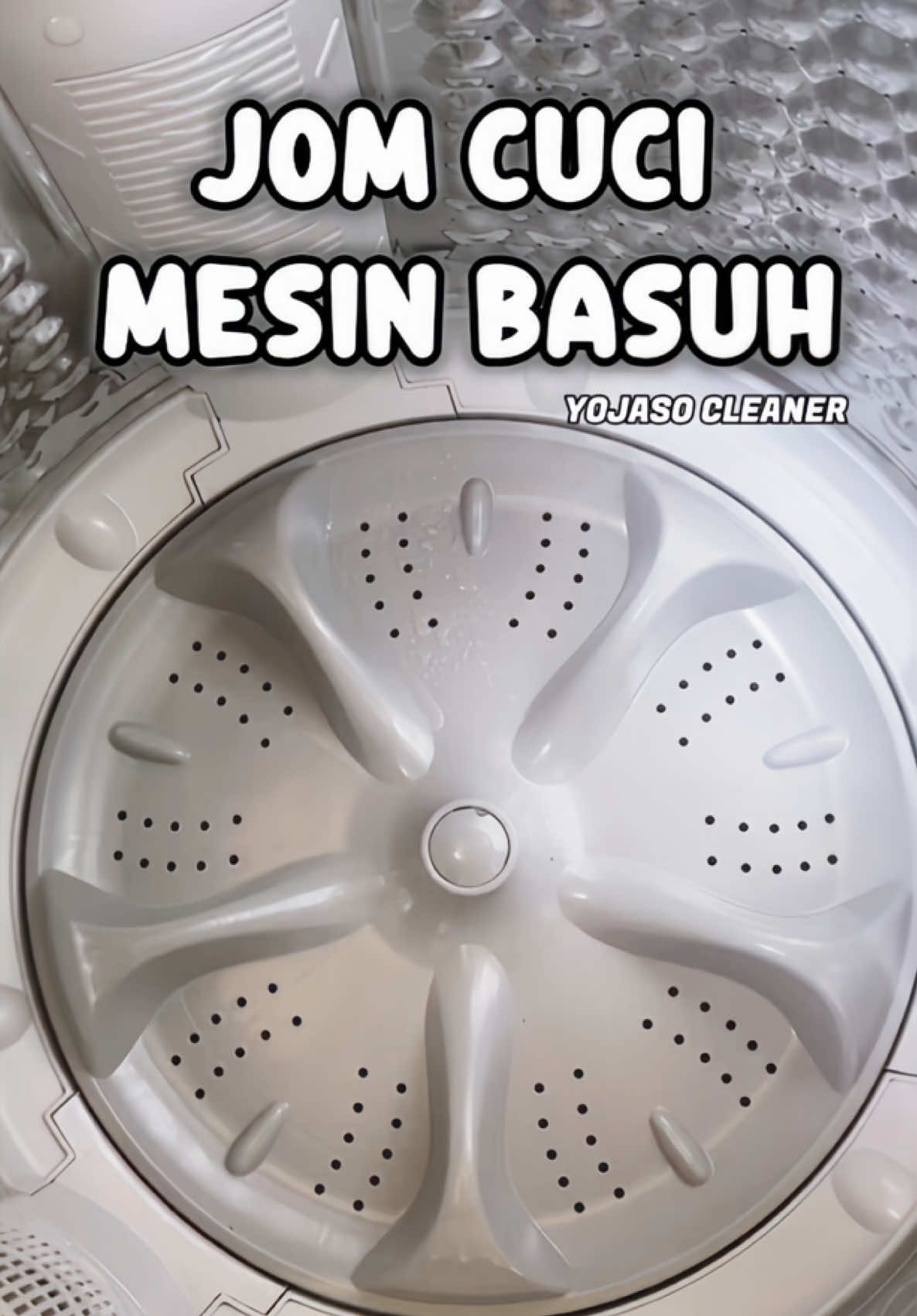 Korang pernah cuci mesin basuh? 1 pek cuci sebulan sekali dah cukup. Mesin bersih, baju pun wangi @yojaso #washingmachinecleaner #serbukmesinbasuh #pencucimesinbasuh #tubclean #cucimesinbasuh  