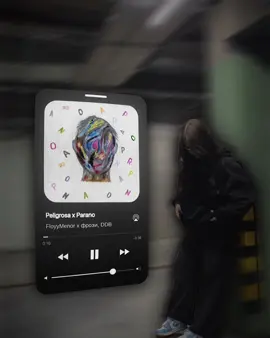 Peligrosa x Parano >> #foryoupage #musicvibes #lyrics 