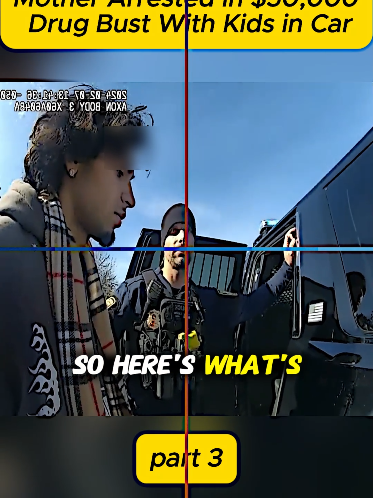Mother Arrested In $50,000 Drug Bust With Kids in Car #cops #police #bodycam