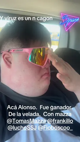 Acá.  Estamos con el camión de. Boxeo. Con mazza Alonso el más es de más de la detenida @Fioboscoo_ @Tomas Mazza @luchoSSJ @Mariano Leiva Varela @frankillo 