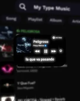 peligrosa >> #lyrics #song #spotify #foryoupage #fyp 
