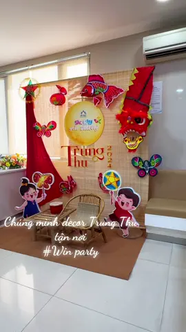 Decor Trung Thu 2025 #trangtrisinhnhatchobe #trangtrisinhnhat #decor #tiktok #sukien #xuhuong #winparty 