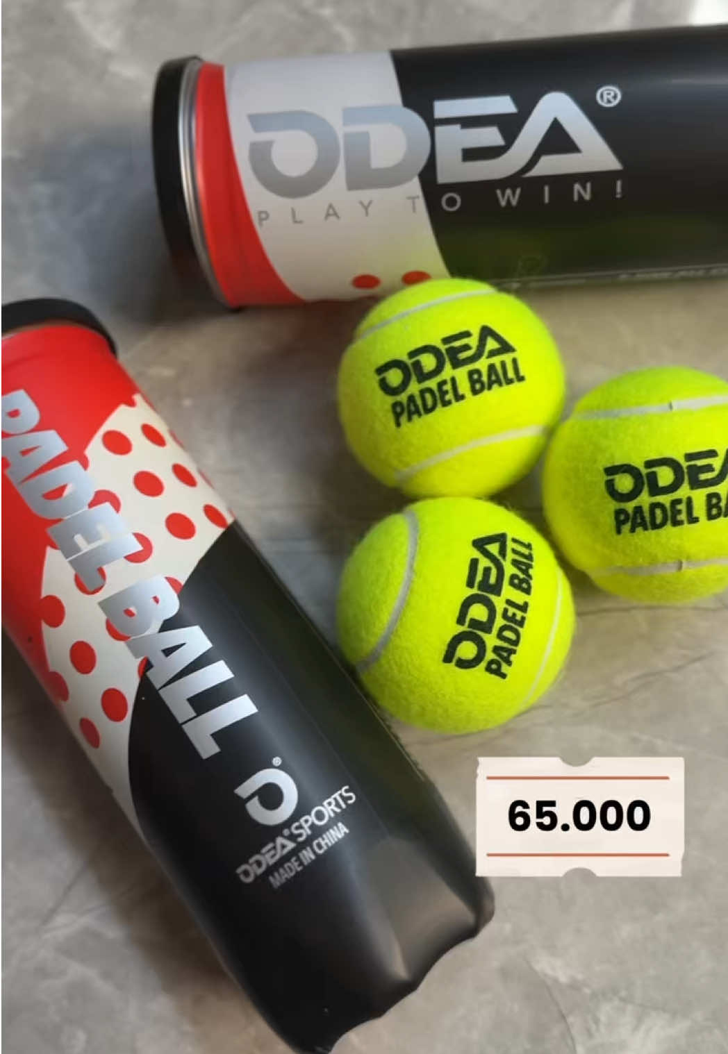 Beli yg pasti” aja guys Ini termurah bgt dah! Masih segel pulak Pake promo jdinya 65 rb an 🤏🏻 #bolapadel #odea #padel #bola #odeapadelball #padelball #bolatennis #tennis #tenis #padel 