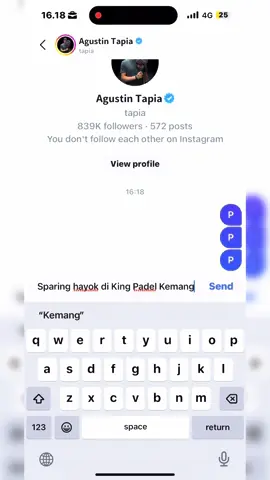 P P P info sparing lawan pemain pro #tapia #agustintapia #kingpadel #kemang #padel #padeltennis #padelfun #padellovers #padeladdict #padelmania #padeltime #padeltiktok #padelamateur #padeltips #padelpeople #padelindonesia #padelclub #padellife #padeltraining #padelpeople #padelmatch #fomo