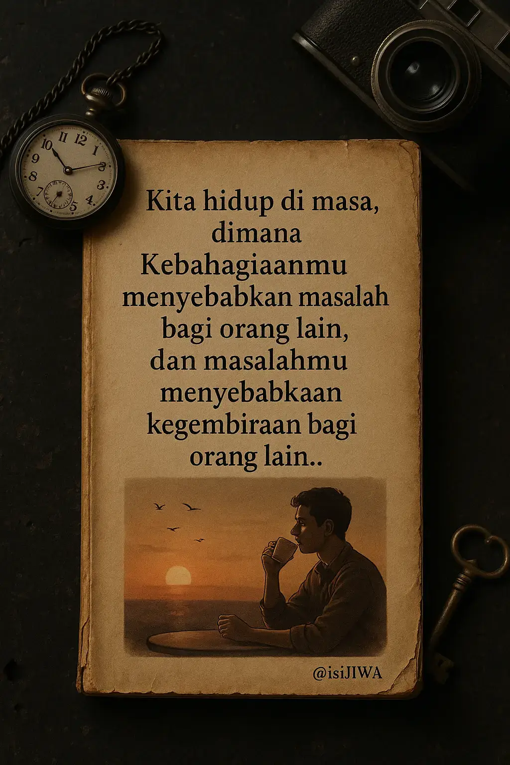 #Kata Kata Hari Ini  #katabijak  #katakatamotivasi  #satrioetomo  #berJAWASATRIA  #isiJIWA 