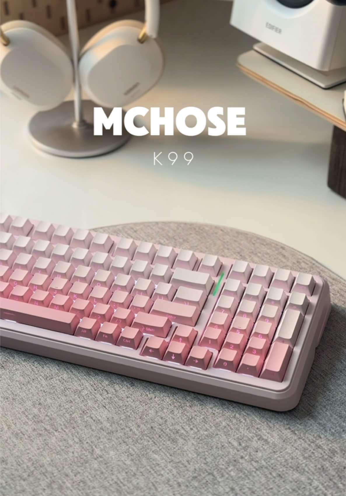Em phím full size bằng nhựa đẹp nhất mà mình từng thấy#mchosek99 #fyp #setup #decor #keyboard #xuhuong 