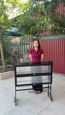Chạn bát 2 tầng có nắp đậy để trên bồn rửa #ke #kedanang 
